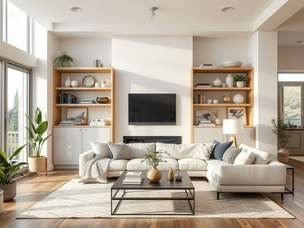 Køkkenzone med overskuelige skabe